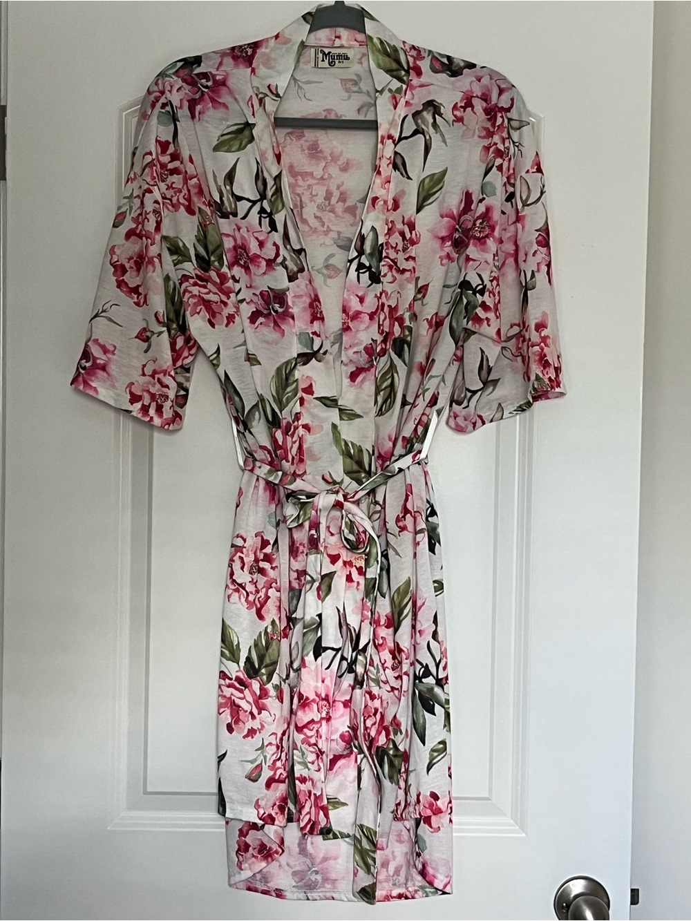 Show Me Your Mumu Brie Floral Thin Robe Womens Belted Garden of Blooms One Size